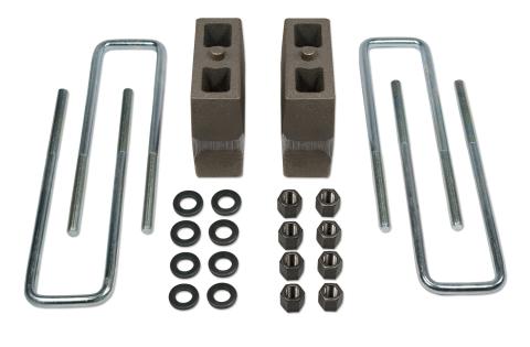 5.5 Inch Rear Block & U-Bolt Kit 88-98 Chevy/GMC Truck 1500 2500 & 3500 4WD 92-98 Chevy/GMC Suburban 1500 & 2500 4WD/94-98 Tahoe/Yukon 4WD Tuff Country