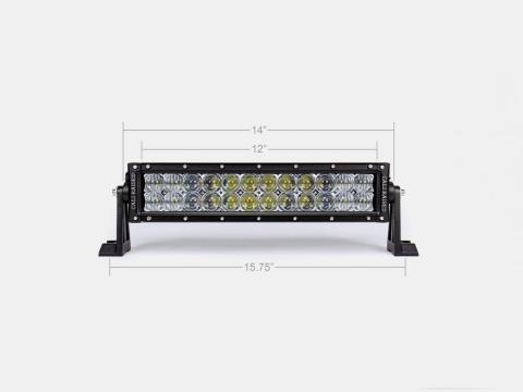 14 Inch Spot Dual Row 5D Optic OSRAM LED Bar Cali Raised LED