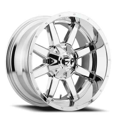 Aluminum Wheels 20X12 Maverick D536 5 On 114.3/5 On 127 Chrome 78.1 Bore -44 Offset Fuel Off Road Wheels