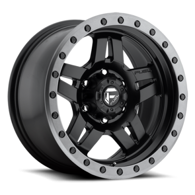 Aluminum Wheels 20X9 Anza D557 6 On 135 Matte Black 87.1 Bore 1 Offset 5 Spoke Fuel Off Road Wheels