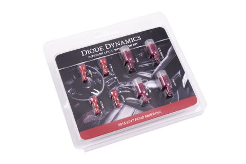 Mustang Interior Light Kit 15-17 Mustang Stage 1 Red Diode Dynamics