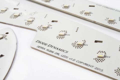 2014-2016 GMC Sierra RGBW DRL LED Boards Diode Dynamics