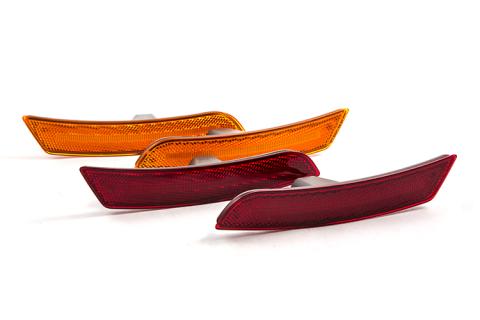 LED Sidemarkers for 2016-2021 Chevrolet Camaro, Amber/Red (set)