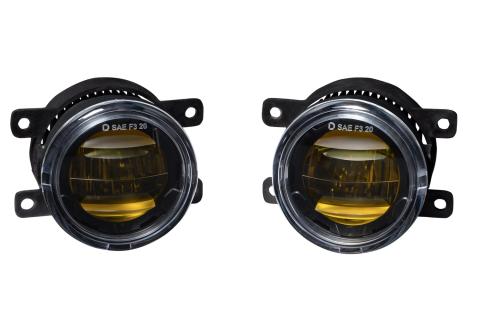 Elite Series Fog Lamps for 2013-2016 Scion FR-S Pair Yellow 3000K Diode Dynamics