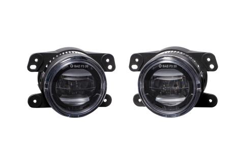 Elite Series Fog Lamps for 2011-2014 Dodge Charger Pair Cool White 6000K Diode Dynamics