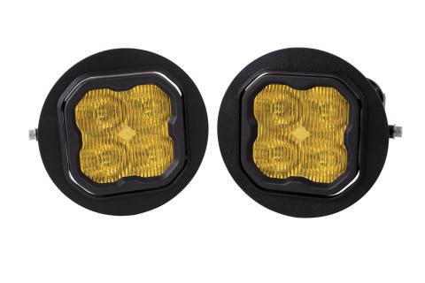 SS3 LED Fog Light Kit for 2008-2017 Toyota Sequoia Yellow SAE Fog Sport w/ Backlight Diode Dynamics