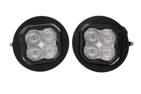 SS3 LED Fog Light Kit for 1996-2006 Dodge Viper White SAE Fog Pro w/ Backlight Diode Dynamics