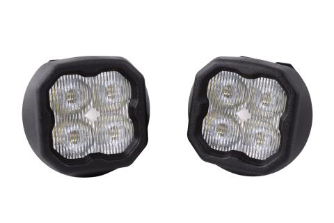 SS3 LED Fog Light Kit for 2007-2009 Ford Escape White SAE Fog Max w/ Backlight Diode Dynamics