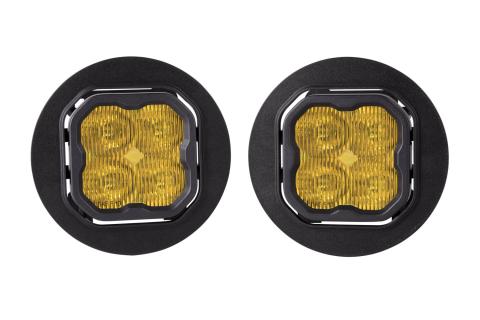 SS3 LED Fog Light Kit for 2013-2019 Subaru Outback Yellow SAE Fog Sport w/ Backlight Diode Dynamics