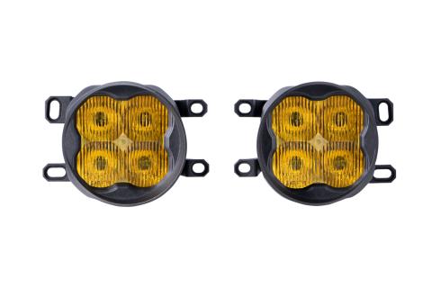 SS3 LED Fog Light Kit for 2010-2016 Toyota Sienna, Yellow SAE Fog Max with Backlight