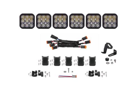 SS5 Sport Universal CrossLink 6-Pod Lightbar White Driving Diode Dynamics