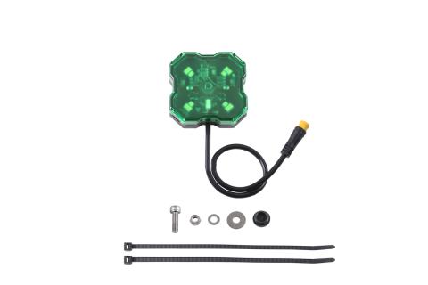 Stage Series Single-Color LED Rock Light, Green M8 (one)