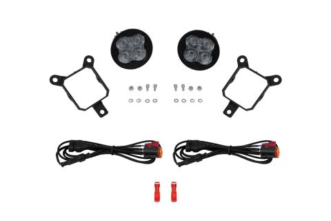 SS3 SAE/DOT Type Y Fog Light Kit Cool White (6000K) Pro (36 watts) White SAE Fog Diode Dynamics