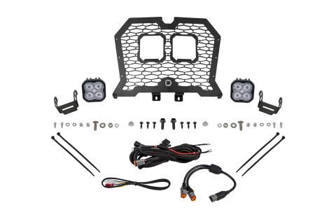 Stage Series LED Grille Kit for 2021-2024 Polaris RZR Trail, Cool White (6000K) Sport White SAE Fog 