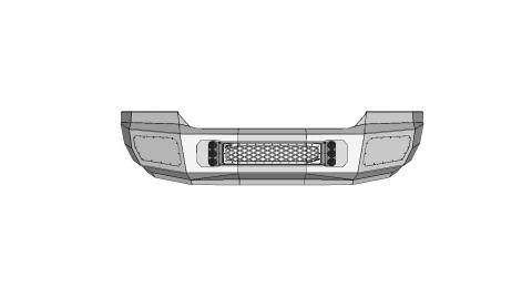 15-19 Sierra 2500/3500 Front Bumper Flog Industries