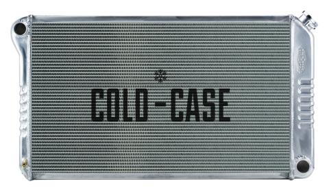 68-77 GM A-Body Aluminum Radiator Manual Transmission Cold Case Radiators