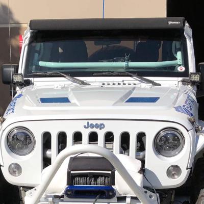 LED Double Row Light Bar Cover Black Fabric w/ Foam Backing 10 Inch Bartact