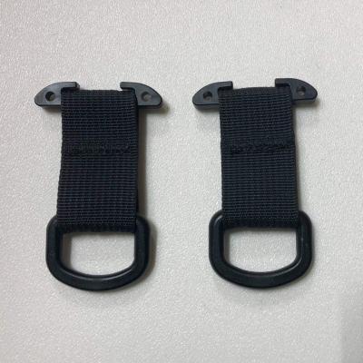 PALS / MOLLE Acetal T-Bar w/ D-Rings Pair Black Bartact