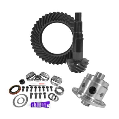 11.25 inch Dana 80 Thin 3.73 Rear Ring and Pinion Install Kit 35 Spline Positraction 4.125 inch USA Standard