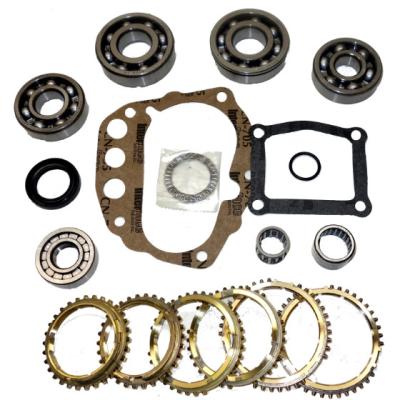 FS5W71 Transmission Bearing/Seal Kit w/Synchro Rings 86-89 Nissan D21 Hardbody Pickup/87-88 Nissan Pathfinder 5-Speed Manual Trans No Reverse Synchro Ring USA Standard Gear
