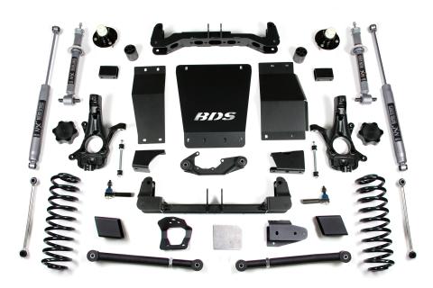6 Inch Lift Kit Chevy/GMC Suburban Tahoe Yukon/XL 1500 15-19 4WD Cast Steel Fox 2.0 Performance