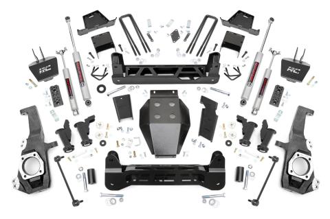 7 Inch Lift Kit Torsion Drop Silverado/Sierra 2500HD/3500HD (20-26) Rough Country