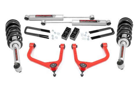 3.5 Inch Lift Kit N3 Struts Chevy Silverado 1500 2WD/4WD (2019-2024 & Classic) Rough Country