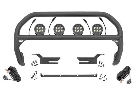 Nudge Bar 3.5 Inch Round Led (x4) Ford Bronco 4WD (2021-2025) Rough Country