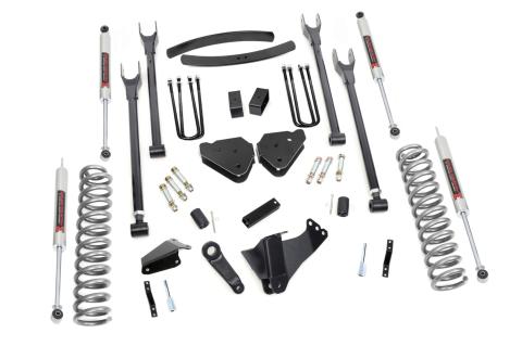 6 Inch Lift Kit Diesel 4 Link M1 Add-A-Leaf Ford F-250/F-350 Super Duty (05-07) Rough Country