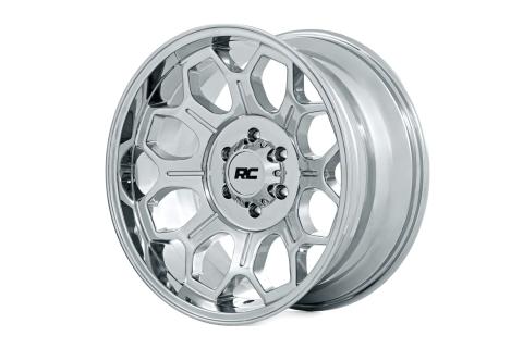 77 Series Wheel One-Piece Chrome 22x12 6x135 -44mm Rough Country