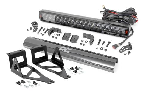 LED Light Kit Bumper Mount 20 Inch Spectrum Dual Row Ford F-250/F-350 Super Duty (05-07) Rough Country