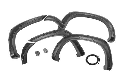 Fender Flares Defender G1K Deep Ocean Blue Chevy Silverado 1500 (19-26) Rough Country
