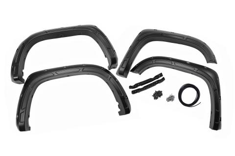 Fender Flares Defender 089 Wind Chill Pearl Toyota Tundra (14-21) Rough Country