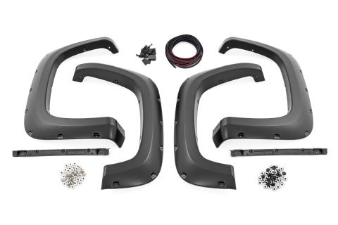 Pocket Fender Flares G1K Deep Ocean Blue Chevy Silverado 2500 HD/3500 HD (20-26) Rough Country