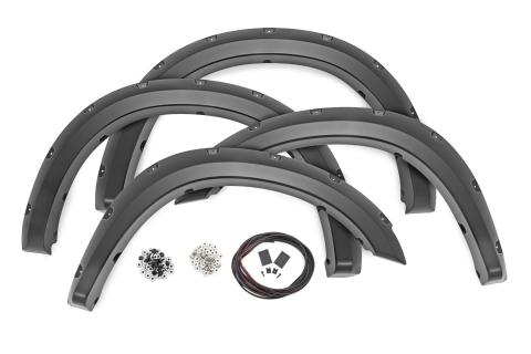 Pocket Fender Flares PS2 Bright Silver Metallic Ram 2500/3500 (11-18) Rough Country