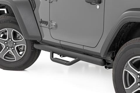 Nerf Steps Full Length 2 Door Jeep Wrangler JL 4WD (2018-2026) Rough Country