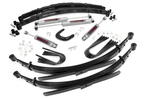 4 Inch Suspension Lift System 52 Inch Rear Springs 73-76 C20/K20/C25/K25 Rough Country