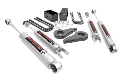 1.5-2.5 Inch Leveling Lift Kit Premium N3 Shocks 99-06 Silverado/Sierra 1500 4WD Rough Country