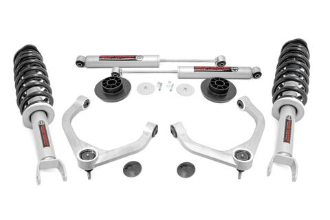 3.0 Inch Dodge Bolt-On Lift Kit w/ N3 Struts and Rear N3 Shocks For 12-Up Ram 1500 4WD Rough Country
