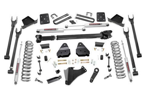 6 Inch Ford 4-Link Suspension Lift Kit 17-19 F-250 4WD Diesel w/Overloads Rough Country