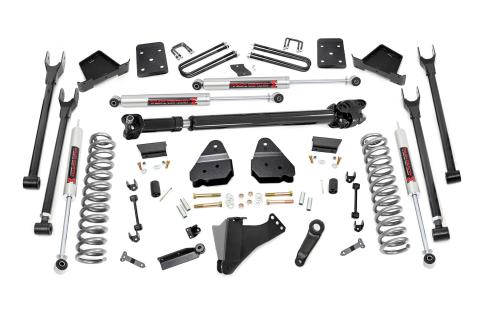6 Inch Lift Kit 4-Link OVLD M1 w/ M1 Rear Shocks Ford F-250/F-350 Super Duty 4WD (17-22) Rough Country