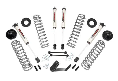 3.25 Inch Jeep Suspension Lift Kit w/V2 Shocks 07-18 Wrangler JK Unlimited Rough Country