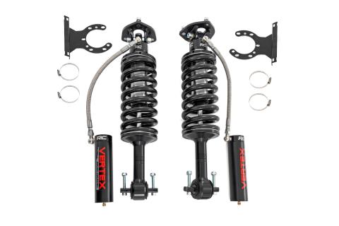 Ford Front Adjustable Vertex Coilovers For 14-21 F-150 4WD for 3.0 Inch Lifts Rough Country