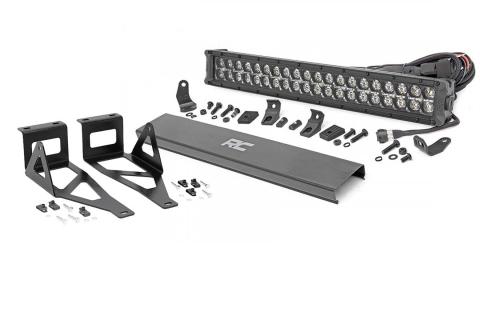 Ford 20 Inch LED Bumper Kit Black Series w/White DRL 05-07 F-250/350 Rough Country