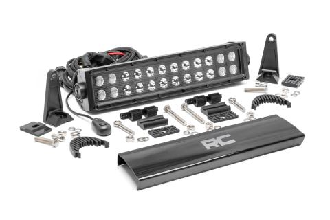 12 Inch CREE LED Light Bar Dual Row Black Series Rough Country