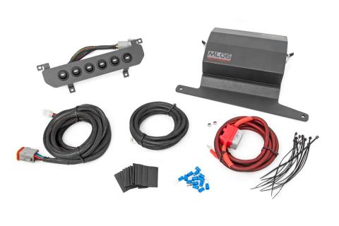 MLC-6 Multiple Light Controller Lower Dash Mount Kit 18-20 Wrangler JL, 20 Gladiator JT Rough Country