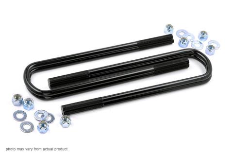 5/8 Inch Semi-Round U Bolts 3.125 x 16.0 E Coated Black Corrosion Resistant Set of 4 Rough Country