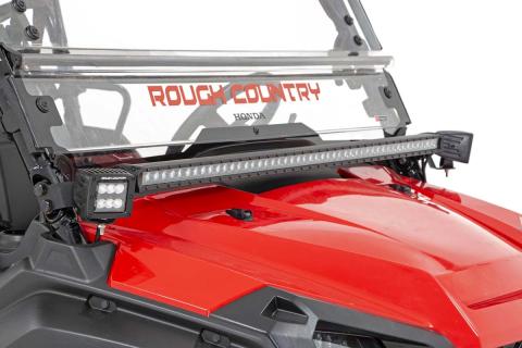 Honda Dual LED Cube Kit 2.0 Inch Black Series 16-20 Pioneer Rough Country