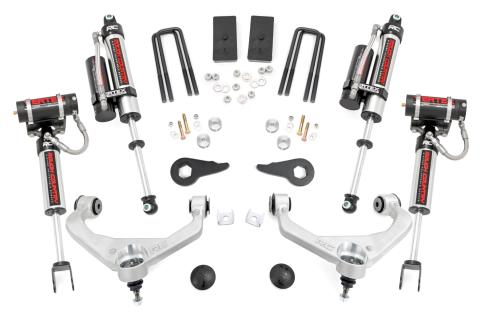 3.5 Inch Lift Kit Vertex w/ Overloads Silverado/Sierra 2500HD/3500HD (11-19) Rough Country
