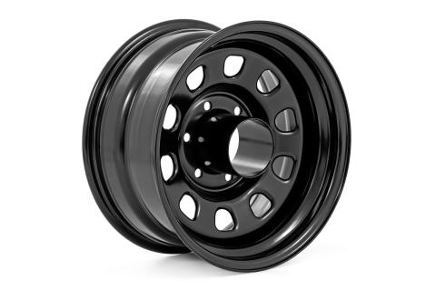 Black Daytona, 15x10 (5x4.5) Wheel Rough Country